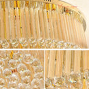 GobekUsa Large Crystal Ceiling Lamp: Elegant Home & Hotel Lighting Fixture