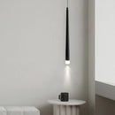 GobekUsa LED Minimalist Pendant Lamp - Black/White for Bedroom, Dining, Coffee Shop Lighting