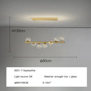 GobekUsa Glass Balls G9 LED Chandelier for Dining Room & Kitchen