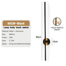 GobekUsa Dimmable LED Wall Sconce Black Wall Lighting for Bedroom Living Room