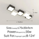 GobekUsa Geometric Chandelier: Minimalist Modern Luxe Black White Bedroom Lamp