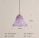 GobekUsa Glass Pendant Lights LED E27 Warm Atmosphere Modern Colorful Hanging Lamp