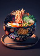 GobekUsa Japanese Food Neon Posters Canvas Painting for Home Kitchen Decor