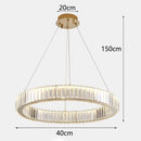 GobekUsa Crystal Chandelier: Modern Home & Dining Room Pendant Lighting