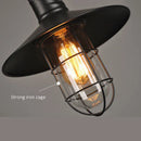 GobekUsa Bird Cage Industrial Chandelier: Retro Black Pendant Light for Restaurant and Bar