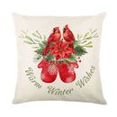 GobekUsa Christmas Snow Elk Pillow Cover for Festive Home Decor