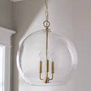GobekUsa Glass Ball LED Chandelier for Modern Restaurant & Bar Decor