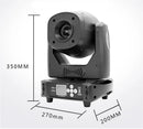 GobekUsa 120W LED Moving Head Spot Light with Rotatable Prism and Gobo Patterns