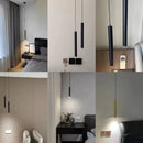 GobekUsa LED Tube Pendant Lamp for Dining Room, Bedroom, Kitchen, Bar, Hall