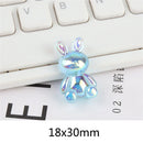 GobekUsa Kawaii Rabbit Resin Cabochon for Scrapbooking and DIY Crafts