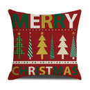 GobekUsa Christmas Linen Cushion Cover for Festive Home Decor in Living Room
