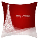 GobekUsa Christmas Santa Claus Snowflake Pillow Cover 18x18inch