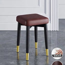 GobekUsa Low Square Stool Bench for Dining Kitchen Portable Table Furniture