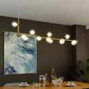GobekUsa Glass Black Chandelier Pendant Lamp Nordic Modern Living Room Light