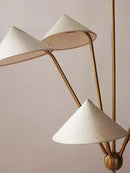 GobekUsa Japanese Cloth Chandeliers Pendant Lights for Living Room Decor