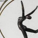GobekUsa Gymnast Figures Statue Resin Sculpture Room Decor Abstract Athlete Aesthetics