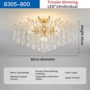 GobekUsa Elegant Crystal Chandelier for Living Room, Dining Room, Bedroom, Villa Hall