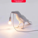 GobekUsa Lively Bird Resin Table Lamp - Home Decor Lighting for Bedroom, Living Room