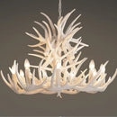 GobekUsa Antler Pendant Chandelier for Living Room Decor - 6 Arms Deer Horn Hanging Lamp