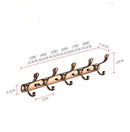 GobekUsa Brass Gold Towel Hook: Wall Mount Bathroom/Kitchen Hanger