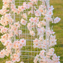 GobekUsa Artificial Sakura Flowers Vine for Wedding Garden Decor