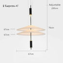 GobekUsa Designer Saucer UFO Pendant Light for Modern Home Decor
