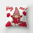GobekUsa Love Heart Print Pillow Covers 45x45cm Home Decor Sofa Cushion Case