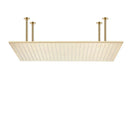 GobekUsa 16"x32" LED Rainfall Shower Head - Color Changing Luxury Square Design
