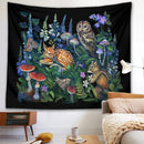 GobekUsa Enchanted Forest Celestial Mushroom Botanical Wall Hanging