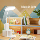 GobekUsa Dimmable LED Desk Lamp | Rechargeable Touch Night Light | Eye-Care Foldable Table Lamp
