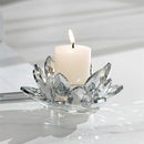 GobekUsa Crystal Lotus Candle Holder Aromatherapy Base Candelabros