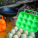 GobekUsa Egg Holder Storage Box: Modern Plastic Container with 6/12 Grids