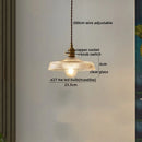GobekUsa Clear Glass LED Pendant Light | Nordic Hanging Chandelier for Kitchen, Living Room