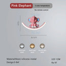 GobekUsa Kids Unicorn Pendant Lamps White Bear Pink Elephant Chandeliers