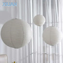 GobekUsa Japanese Style LED E27 Round Ball Pendant Lamp for Home Decor