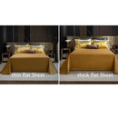 GobekUsa Jacquard Bedding Set in 1000TC Egyptian Cotton, Queen/King Size Bedlinens