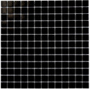 Black 12x12 Uniform Square Glossy Glass Mosaic Tile (20 pack, 20 sq ft/case)