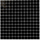Black 12x12 Uniform Square Glossy Glass Mosaic Tile (20 pack, 20 sq ft/case) by Apollo Tile
