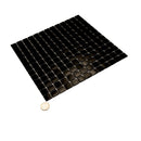 Black 12x12 Uniform Square Glossy Glass Mosaic Tile (20 pack, 20 sq ft/case)