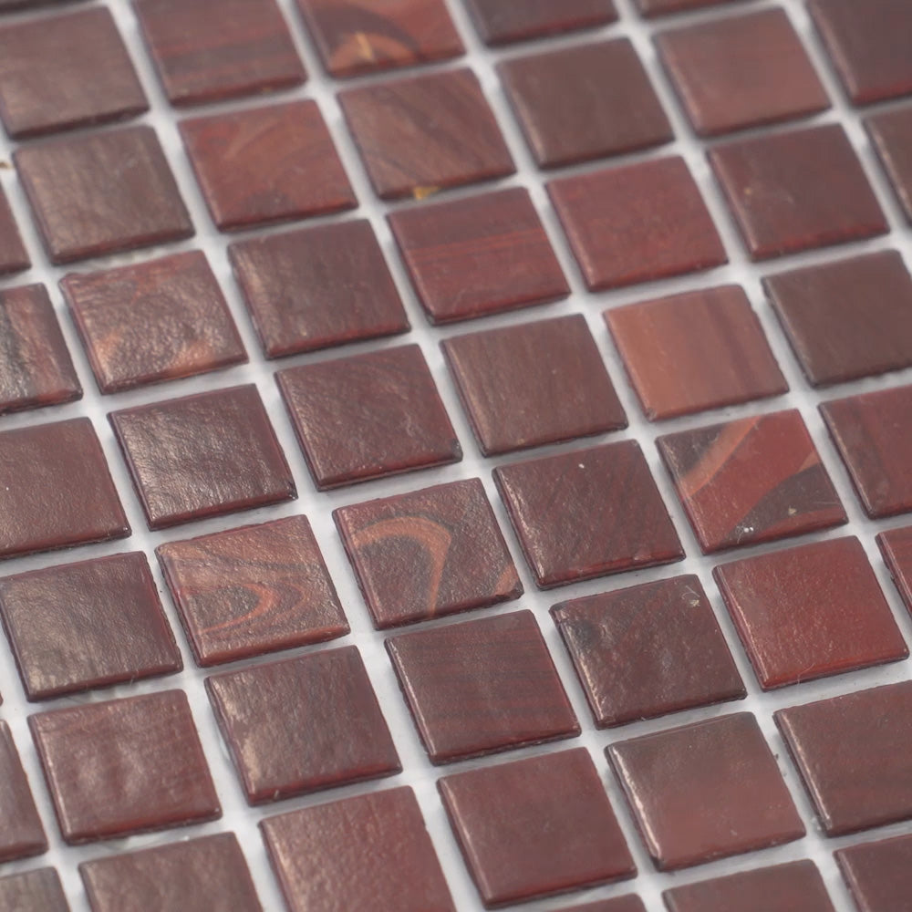 Ruby Red 12x12 Glossy Uniform Square Glass Mosaic Tile (20 pack, 20 sq ft/case), photo 5 of 9