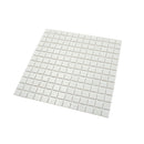Cotton White 12x12 Glossy Uniform Square Glass Mosaic Tile (20 pack, 20 sq ft/case)