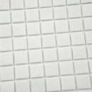 Cotton White 12x12 Glossy Uniform Square Glass Mosaic Tile (20 pack, 20 sq ft/case)