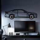 BMW M4 CSL Metal Car Wall Art with Rotating Wheels - Limited Edition G82 Silhouette - Interactive Automotive Wall Art - KAFMEKA108