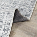 Barny Gray Blue Washable Rug