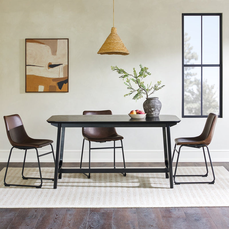 Mid-Century Sammen Dining Table with Trestle Base