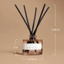 Spa Day Tinted Glass Jar Reed Diffuser by Sweet Water Decor