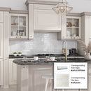 White 2.5x8 Glossy Subway Ceramic Tile (38 pack, 5.38 sq ft/case) - Sample