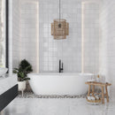 White 5x5 Glossy Subway Ceramic Tile (57 pack, 10.76 sq ft/case)