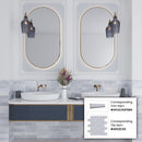 Icy Lilac 1x8 Glossy Ceramic Bullnose Tile Trim (10 pack, 0.556 sq ft/case)