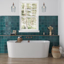 Ocean Green 5x5 Glossy Subway Ceramic Tile (57 pack, 10.76 sq ft/case)